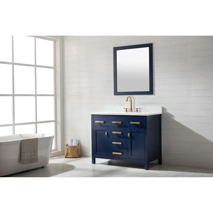 Valentino Modern Blue 42" Single Sink Vanity | V01-42-BLU