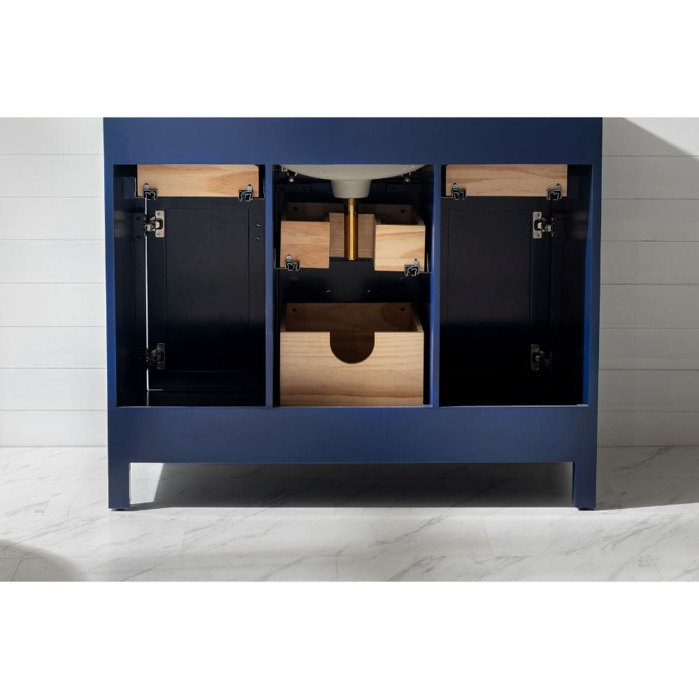 Valentino Modern Blue 42" Single Sink Vanity | V01-42-BLU