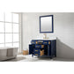 Valentino Modern Blue 42" Single Sink Vanity | V01-42-BLU