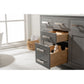 Valentino Modern Gray 42" Single Sink Vanity | V01-42-GY