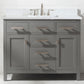 Valentino Modern Gray 42" Single Sink Vanity | V01-42-GY