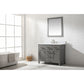 Valentino Modern Gray 42" Single Sink Vanity | V01-42-GY