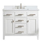 Valentino Modern White 42" Single Sink Vanity | V01-42-WT