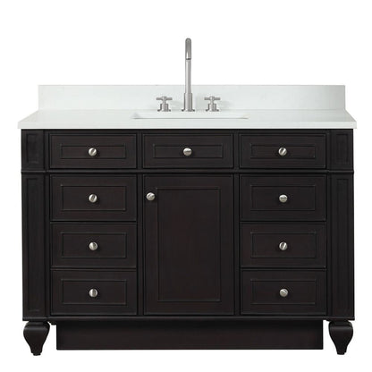 Winston Traditional Espresso 48" Single Vanity | WN-48-ES