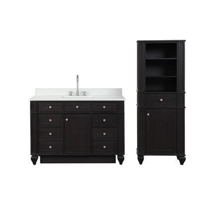 Winston Traditional Espresso 48" Single Vanity | WN-48-ES