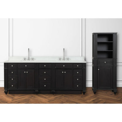 Winston Traditional Espresso 84" Double Vanity | WN-84-ES