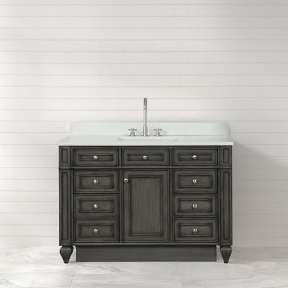 Winston Traditional Gray 48" Single Vanity | WN-48-GY