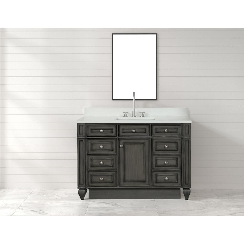 Winston Traditional Gray 48" Single Vanity | WN-48-GY