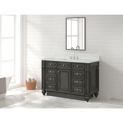 Winston Traditional Gray 48" Single Vanity | WN-48-GY