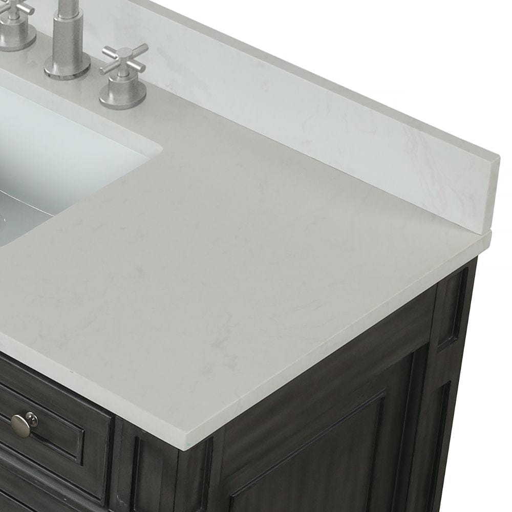 Winston Traditional Gray 48" Single Vanity | WN-48-GY