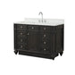 Winston Traditional Walnut 48" Single Vanity | WN-48-BR