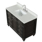 Winston Traditional Walnut 48" Single Vanity | WN-48-BR