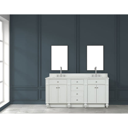 Winston Traditional White 72" Double Vanity | WN-72-W