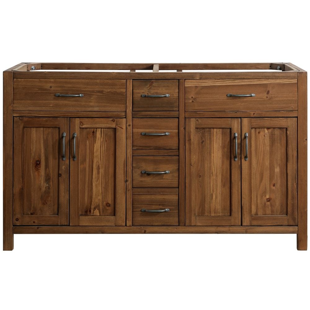 Design Element Bryson Transitional 72" Vanity Base Only in Walnut | DEC4002-D-CB