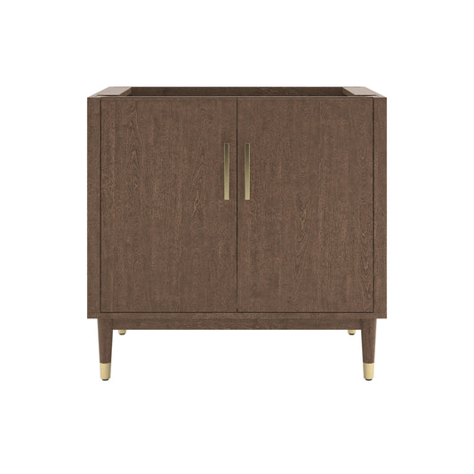 Fresca Sawyer 36" Freestanding Bathroom Cabinet in Mocha Birch