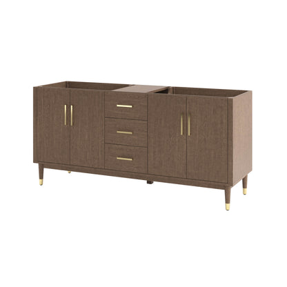 Fresca Sawyer 72" Freestanding Bathroom Cabinet in Mocha Birch