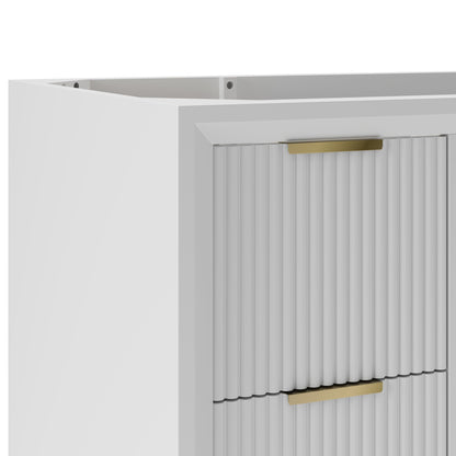 Fresca Wellington 48" Freestanding Bathroom Cabinet in White