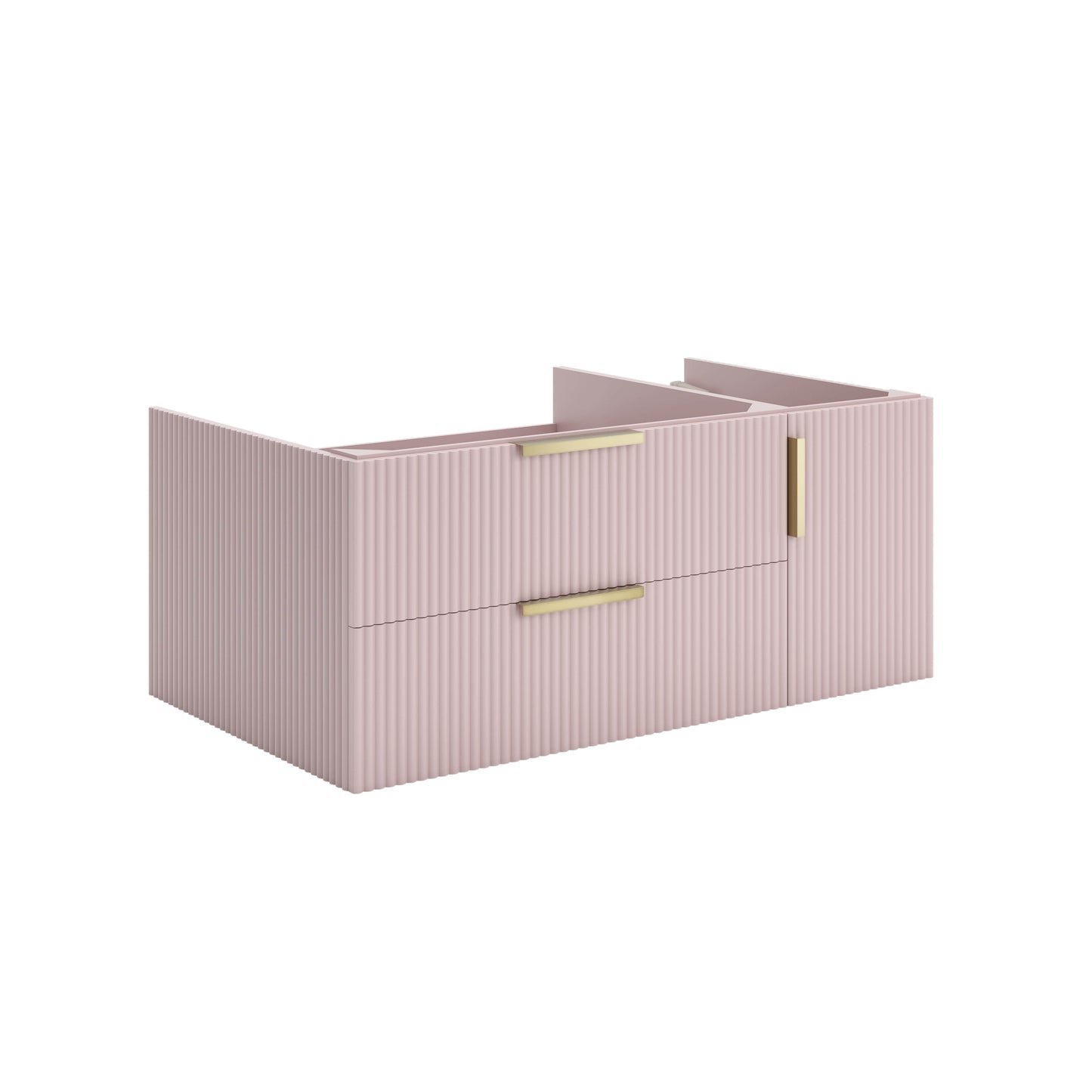 Fresca Camille 36" Floating Bathroom Cabinet in Vintage Rose