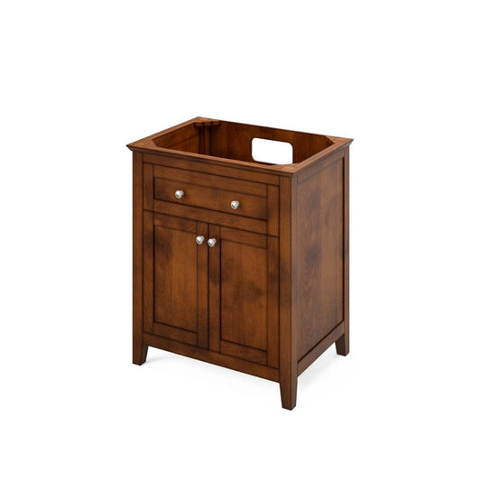 Maximum storage with hardwood custom tipout tray, dovetail rollout drawer, and adjustable shelf Round knobs included