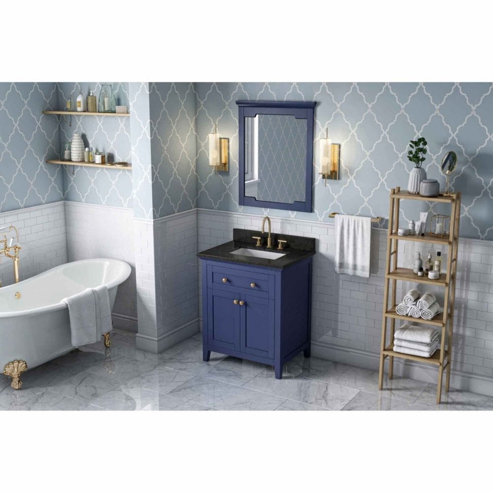 The Chatham vanity embraces the classic Shaker style with refined elegance and is available in a diverse selection of colors to fit a variety design styles.