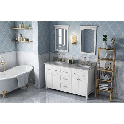 The Chatham vanity embraces the classic Shaker style with refined elegance and is available in a diverse selection of colors to fit a variety design styles.