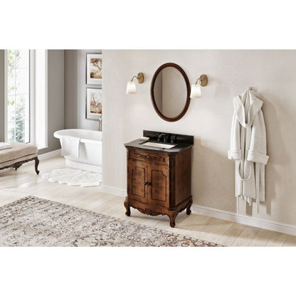 Clairemont Traditional 30" Nutmeg Bathroom Vanity | VKITCLA30NUBGR