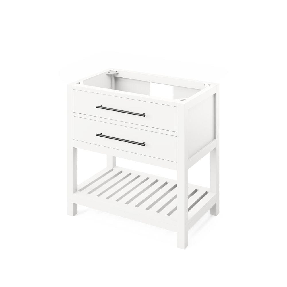 Full-extension concealed soft-close undermount slides Tipout storage with custom-sized hardwood tray plus open slatted bottom shelf for optimal storage