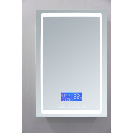 Bracciano 24" Wide x 36" Tall LED Medicine Cabinet w/ Defogger | LB2436LEDMC