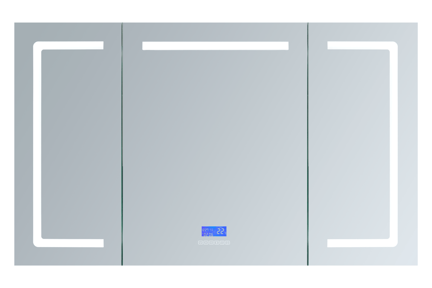 Lesina 60" Wide x 36" Tall LED Medicine Cabinet w/ Defogger | LL6036LEDMC