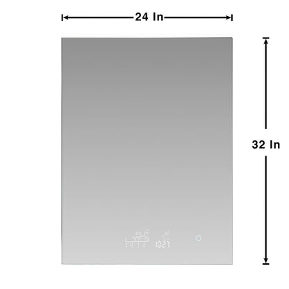 Savera 24" Wide x 32" Tall LED Medicine Cabinet w/ Defogger | LS2432LEDMC