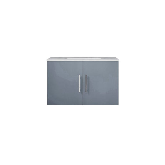 Geneva Transitional Dark Grey 30" Single Vanity | LG192230DBDS000