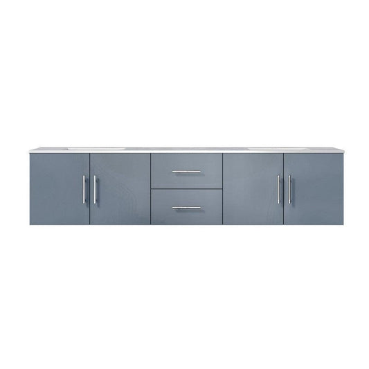 Geneva Transitional Dark Grey 80" Double Vanity | LG192280DBDS000