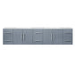 Geneva Transitional Dark Grey 84" Double Vanity | LG192284DBDS000