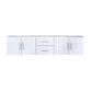 Geneva Transitional Glossy White 80" Double Vanity | LG192280DMDS000