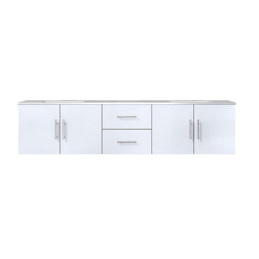 Geneva Transitional Glossy White 80" Double Vanity | LG192280DMDS000