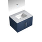 Geneva Transitional Navy Blue 30" Single Vanity with 30" Led Mirror | LG192230DEDSLM30