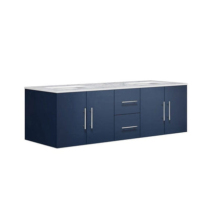 Geneva Transitional Navy Blue 60" Double Vanity | LG192260DEDS000