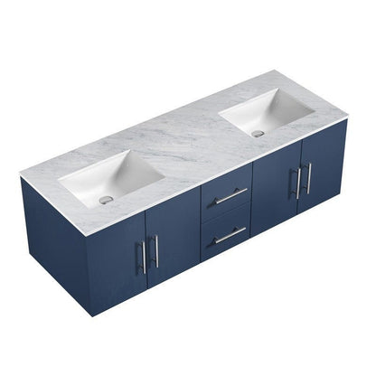 Geneva Transitional Navy Blue 60" Double Vanity | LG192260DEDS000