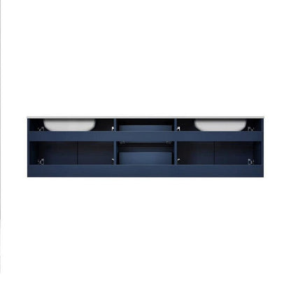 Geneva Transitional Navy Blue 72" Double Vanity | LG192272DEDS000