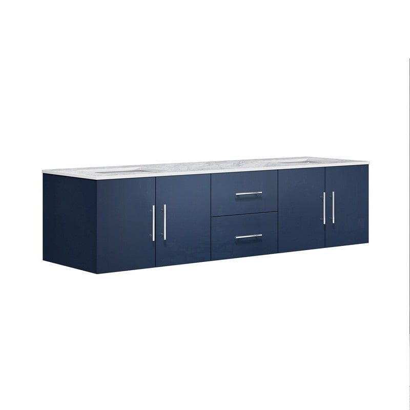 Geneva Transitional Navy Blue 72" Double Vanity | LG192272DEDS000