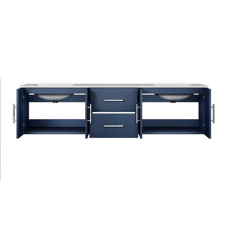 Geneva Transitional Navy Blue 72" Double Vanity | LG192272DEDS000