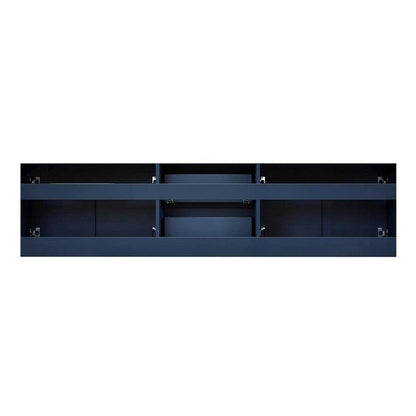 Geneva Transitional Navy Blue 72" Double Vanity with 30" Led Mirrors, no Top | LG192272DE00LM30