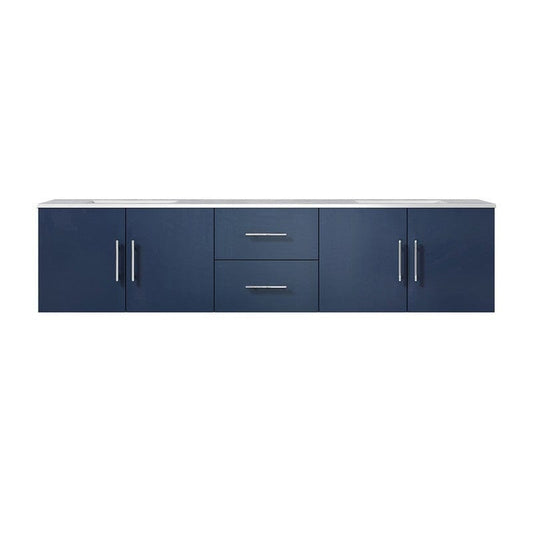 Geneva Transitional Navy Blue 80" Double Vanity | LG192280DEDS000