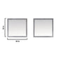 Jacques 84" Distressed Grey Double Vanity Set with Carrara Marble Top | LJ342284DDDSM34F