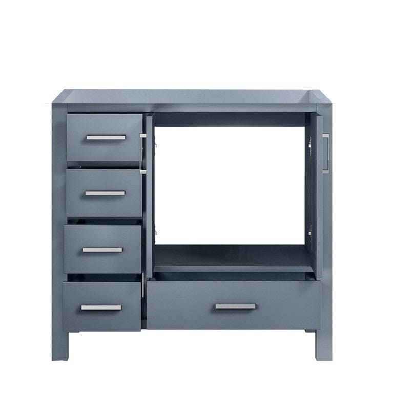 Jacques Modern Dark Grey 36" Vanity Cabinet Only - Right Version | LJ342236SB00000R