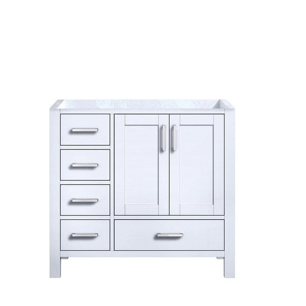 Jacques White Modern 36 Vanity Cabinet Only - Right Version | LJ342236SA00000R