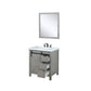 Marsyas Transitional Ash Grey 30" Single Vanity Set | LM342230SHCSM28F