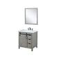 Marsyas Transitional Ash Grey 30" Single Vanity Set | LM342230SHCSM28F