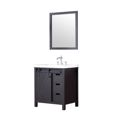 Marsyas Transitional Brown 30" Single Vanity Set | LM342230SCCSM28F