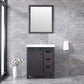 Marsyas Transitional Brown 30" Single Vanity Set | LM342230SCCSM28F